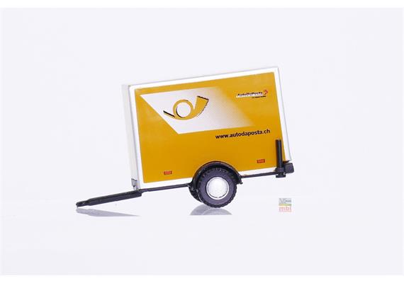 VK Modelle 04232 Einachsiger Postautoanhänger, romanisch - H0 (1:87) | Bild 1