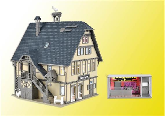 Vollmer 43661 Boutique Babyland mit Beleuchtung HO