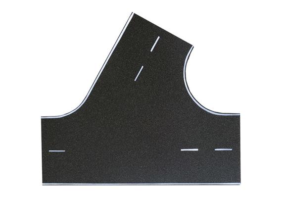 Vollmer 48262 Strassenplatte Asphalt 60 Grad-Einmündung HO