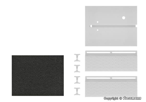 Vollmer 48289 Stationäre Auf- und Abfahrrampe für Märklin Schwerlastwagen - H0 (1:87) | Bild 3