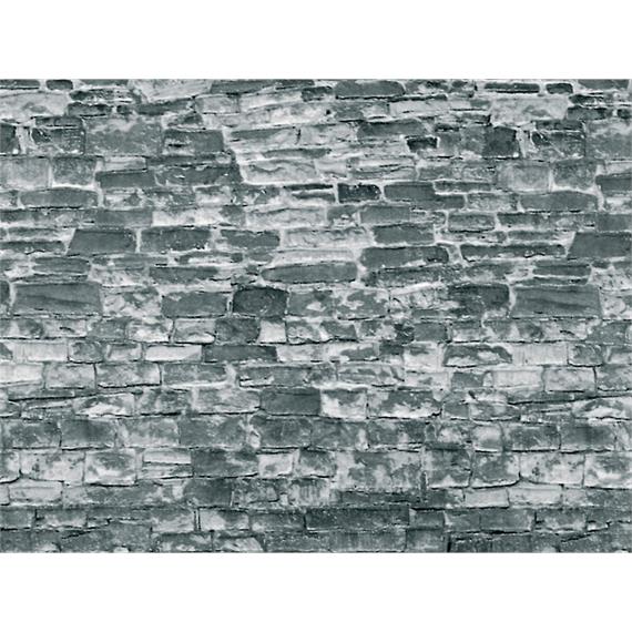 Vollmer 46055 Mauerplatte Naturstein, grau