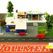 Vollmer Mc Donalds mit Mc Cafe und Tankstelle/Waschanlage - Ferigmodell 30 x 30 cm N | Bild 1