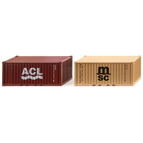 Wiking 001826 Zubehörpackung - 20' Container - H0 (1:87)