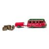 Wiking 026005 Panoramabus mit Anhänger (MB O 319) "Weihnachtsmodell" - H0 (1:87)
