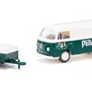 Wiking 030005 VW T2 Kastenwagen mit Anhänger "Pülleken" - H0 (1:87) | Bild 4