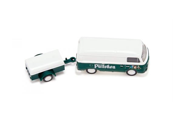 Wiking 030005 VW T2 Kastenwagen mit Anhänger "Pülleken" - H0 (1:87) | Bild 3
