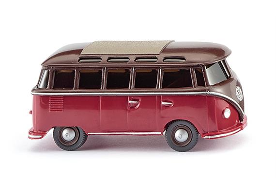 Wiking 031704 VW T1 Sambabus, braun/rot HO