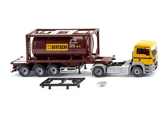 Wiking 053604 Tankcontainersattelzug 20' MAN TGS Euro 6 "Bertschi" HO