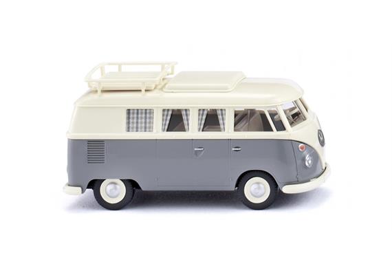 Wiking 79724 VW T1 Campingbus - perlweiss/grau