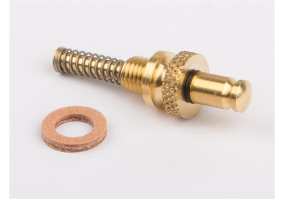 Wilesco 01514 Federsicherheitsventil M 6 x 0, 75 Feingewinde (ab Baujahr 1990), messing