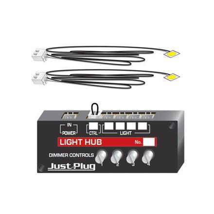Woodland JP5700 Lichtverteiler-Startset / Light's & Hub Set, warm-white - H0, N