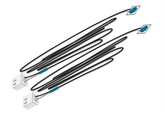 Woodland JP5738 Klebe-LED blau (Blue Stick-on LED Lights) - H0, N | Bild 2