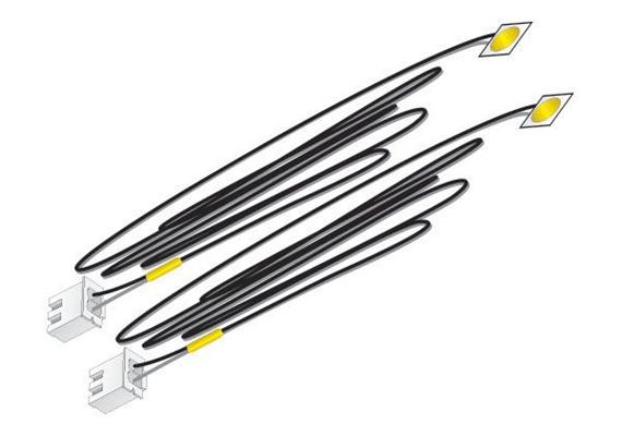 Woodland JP5742 Klebe-LED, gelb (Yellow Stick-on LED Lights) - H0, N | Bild 2