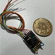 ZIMO MN170 Miniatur-Decoder am 9 Litzen, 0,7A, 2 Funktionsausgänge, N-H0m | Bild 1
