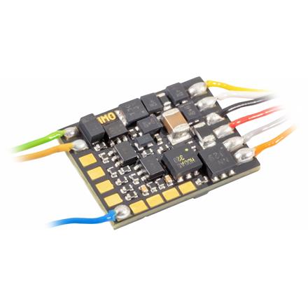 ZIMO MN170R Miniatur-Decoder mit 8pol. Schnittstelle, 0,7A, 2 FU-Ausgänge, N-H0m