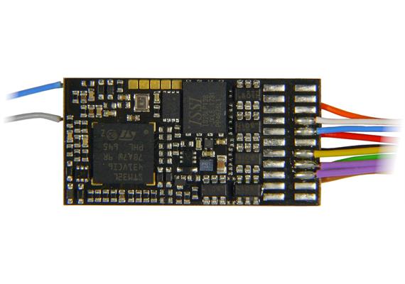 ZIMO MS450 Sounddecoder an Litzen, 1,2A, 12 FU-Ausgänge, Energiesp.-Anschluss - H0 | Bild 1