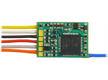 ZIMO MX617 Miniaturdecoder mit 9 Litzen, 6 Fu-Ausgänge