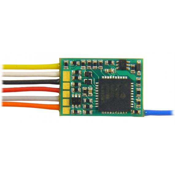 ZIMO MX617 Miniaturdecoder mit 9 Litzen, 6 Fu-Ausgänge