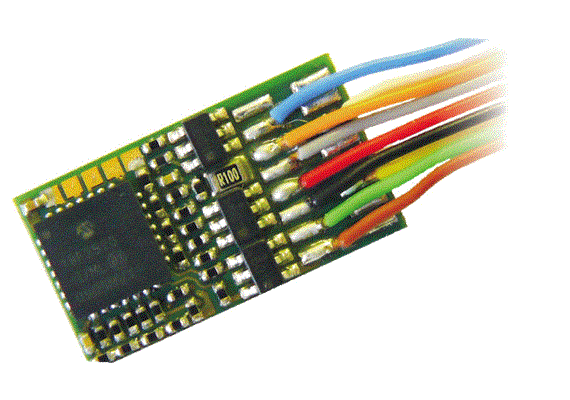 ZIMO MX630F Decoder mit 6pol. Schnittstelle an Litzen | Bild 1