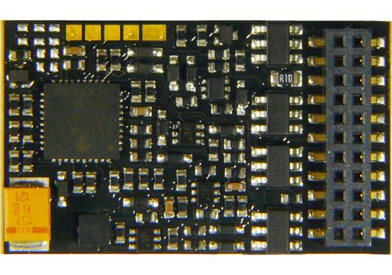 ZIMO MX676VD Hochleistungs-Funktions-Decoder, 26x15x3,5mm, 1,8A, 8 Fu-Ausgänge, NiederspA. | Bild 1
