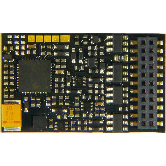 ZIMO MX676VD Hochleistungs-Funktions-Decoder, 26x15x3,5mm, 1,8A, 8 Fu-Ausgänge, NiederspA.