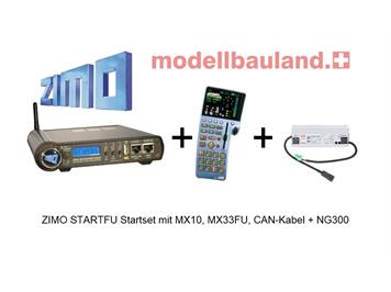 ZIMO STARTFU Startset mit MX10, MX33FU, CAN-Kabel + NG300