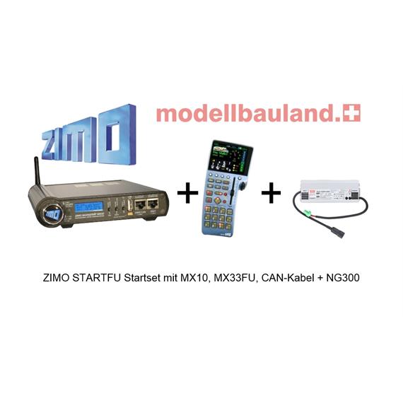 ZIMO STARTFU Startset mit MX10, MX33FU, CAN-Kabel + NG300