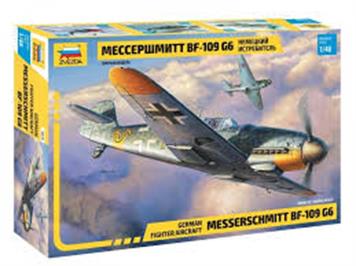Zvezda 4816 Messerschmitt Me Bf 109 G-6 · mit Swiss Air Force Decals · Maßstab 1:48
