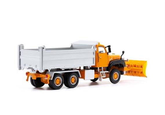 ACE 002331 Saurer D330N 6x6 Kipper Militär mit Schneeräumer - H0 (1:87) | Bild 5