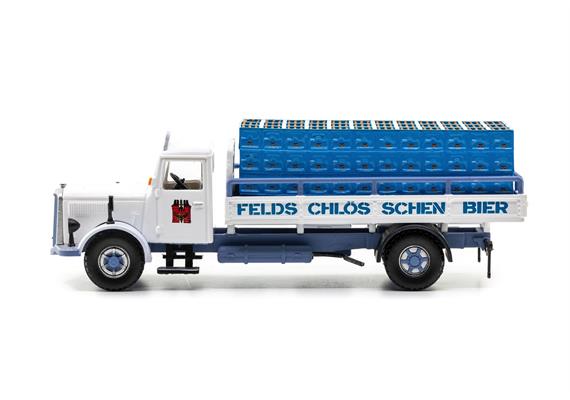 ACE 002369 Saurer S4C Pritsche Feldschlösschen - H0 (1:87) | Bild 6