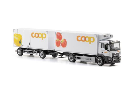 ACE 005124 MAN TGS Kühlkoffer Hängerzug "Coop" - H0 (1:87) | Bild 3