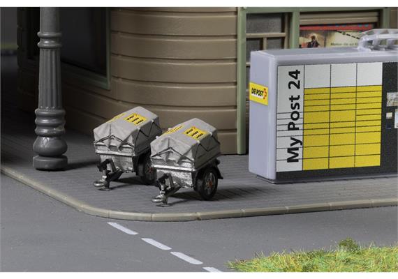 ACE 008706 Kyburz Anhänger Die Post - Set mit 2 Stück - H0 (1:87) | Bild 1