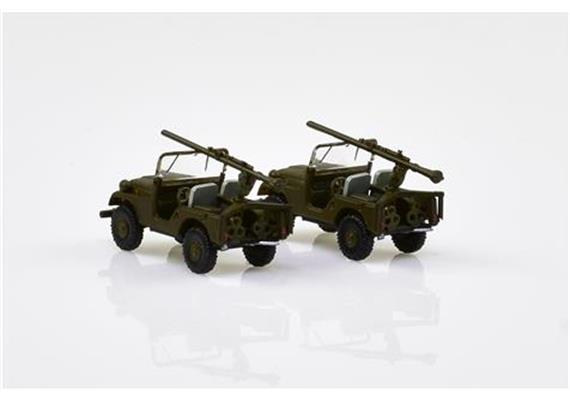 ACE Arwico Collection Edition 005106 Willys Jeep M38A1 PAK58-Panzer Abwehr (2 Stk.) CH H0 | Bild 4