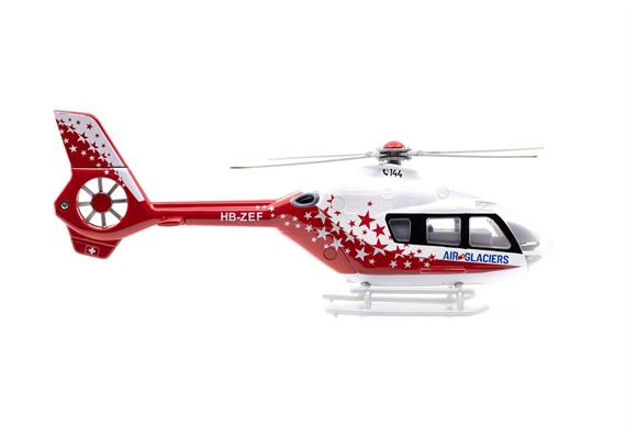 ACE TOY 001109 EC-135 Air-Glaciers Helikopter Midi (Light+Sound) white | Bild 4