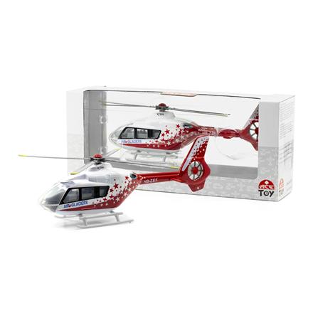 ACE TOY 001109 EC-135 Air-Glaciers Helikopter Midi (Light+Sound) white