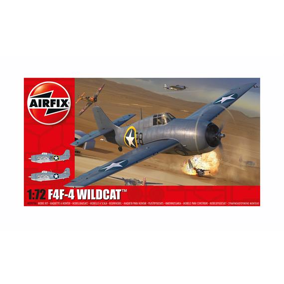 Airfix A02070A Grumman F4F-4 Wildcat, Bausatz - Massstab 1:72