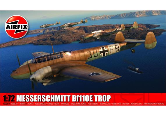 Airfix A03081A Messerschmitt Bf110E/E-2 TROP - Massstab 1:72 | Bild 1