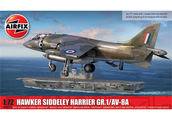 Airfix A04057A Hawker Siddeley Harrier GR.1/AV-8A - Massstab 1:72 | Bild 1