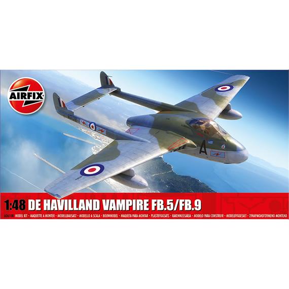 Airfix A06108 De Havilland Vampire FB.5/FB.9 - Massstab 1:48