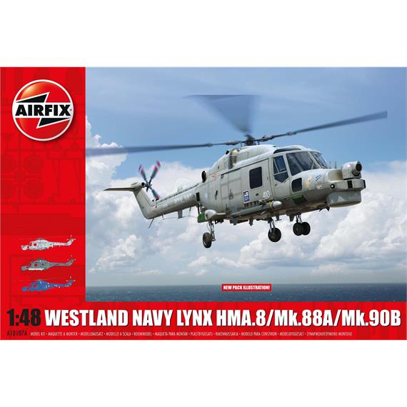 Airfix A10107A Westland Navy Lynx Mk.88A/HMA.8/Mk.90B, Bausatz - Massstab 1:48