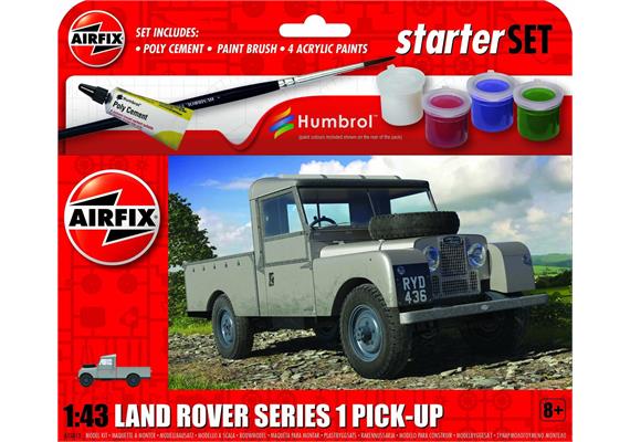 Airfix A55012 Starter Set - Land Rover Series 1 - Massstab 1:43
