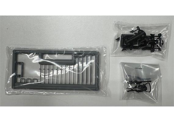 AKU 1016F FM SBB Kkkm Ep. IV/V Flachwagen mit Rungen - H0 (1:87) | Bild 3