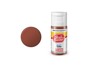 AMMO R-0033 Rail Center Rost, dunkel, matt, Acrylfarbe, 20 ml