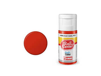 AMMO R-0037 Rail Center Signalrot, matt, Acrylfarbe, 20 ml