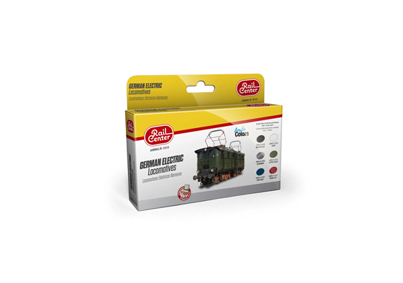 AMMO R-1013 Rail Center Deutsche Elektrolokomotiven, Farb-Set
