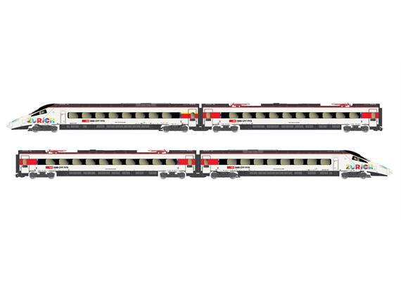 Arnold HN2567 SBB 4-er Set RABe 503 018 Astoro München-ZH, Ep. V - N (1:160)