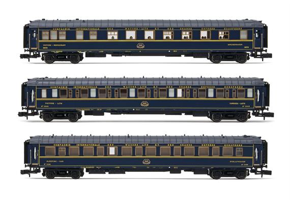 Arnold HN4402 CIWL 3 Wagen Train Bleu WR + 2x Lx Set 2Ep. III - N (1:160)