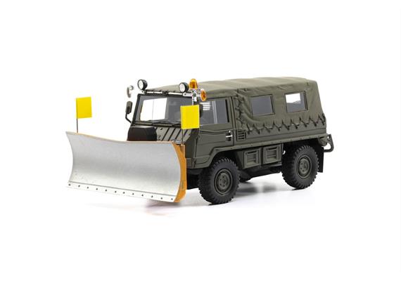 ATC 005542 Pinzgauer 710M mit Räumschild der Schweizer Armee, Fertigmodell - Massstab 1:43 | Bild 1