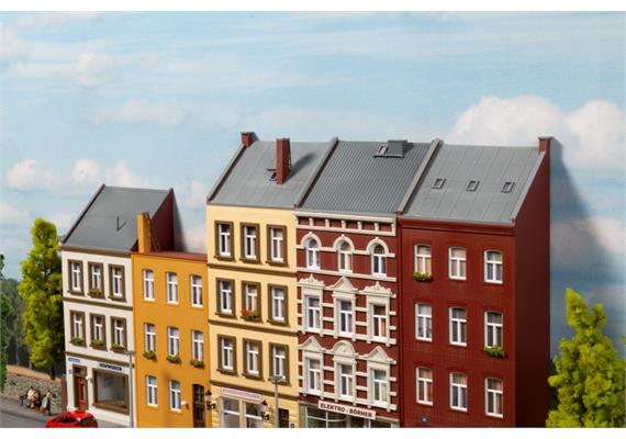 Auhagen 11467 Halbreliefhäuser Schmidtstrasse 18/20/22/24/26 - H0 (1:87) | Bild 2