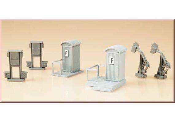 Auhagen 12242 Streckentelefon + Weichenspann HO